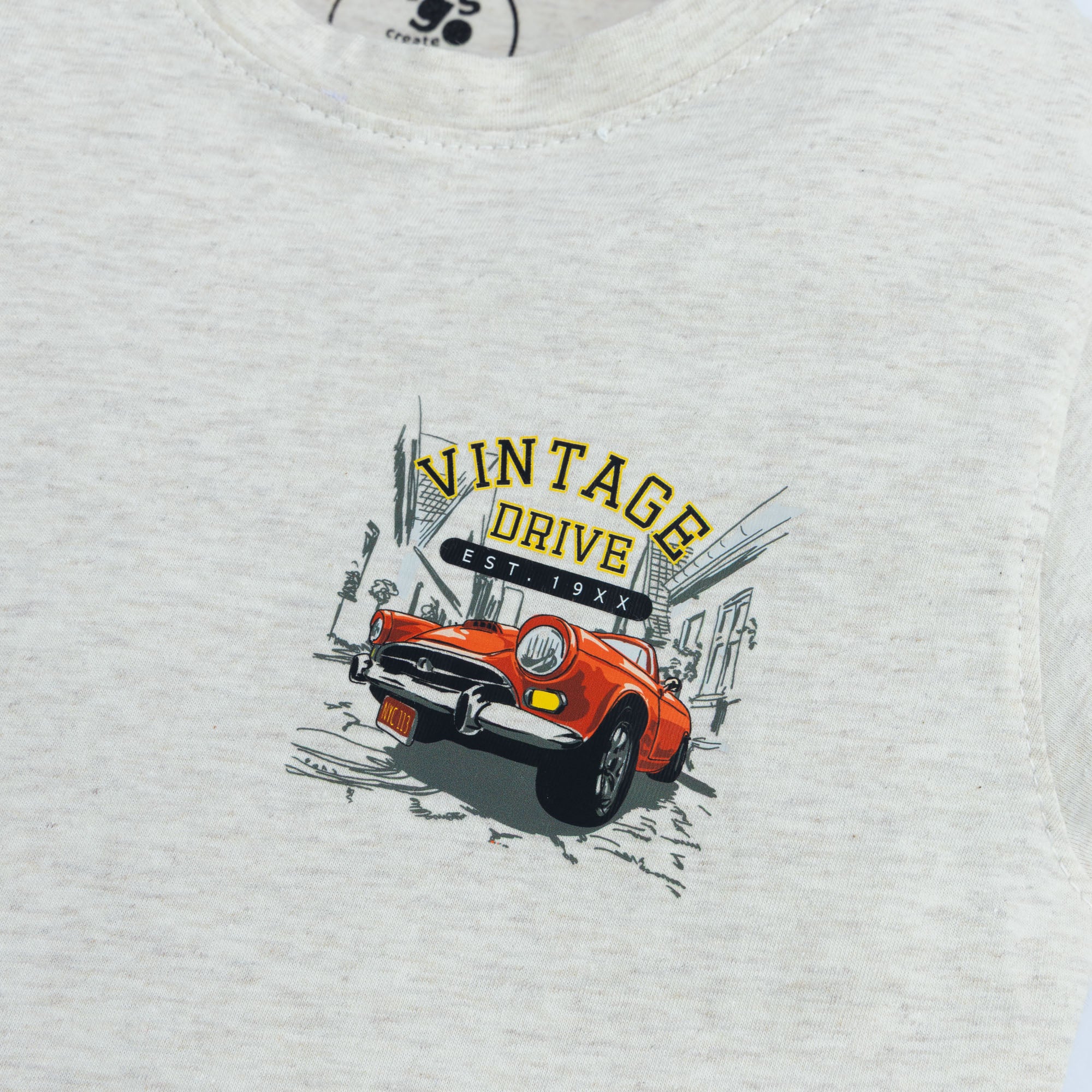 Vintage Drive Graphic T-Shirt