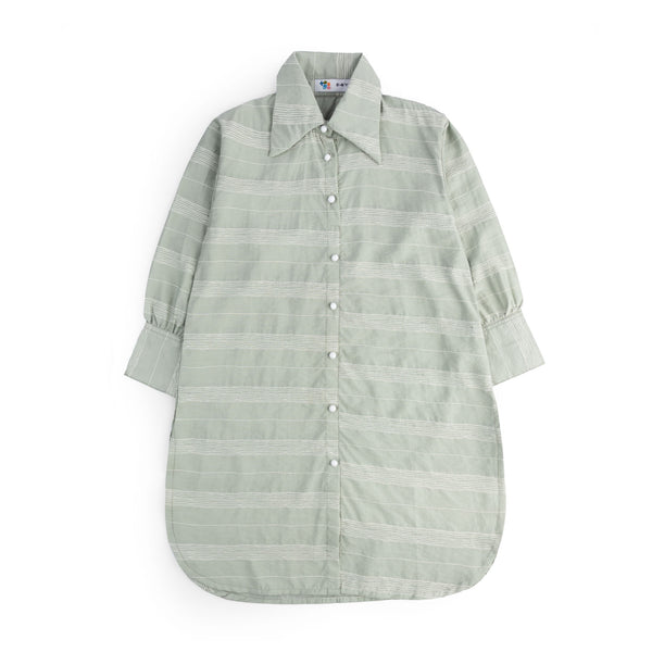 Ice Grey Button Down Shirt