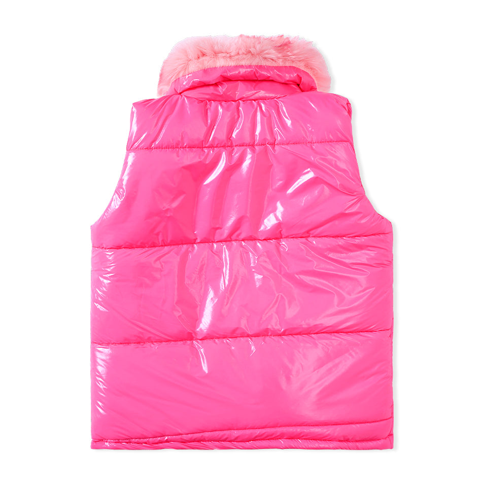 Hot pink bubble jacket hotsell