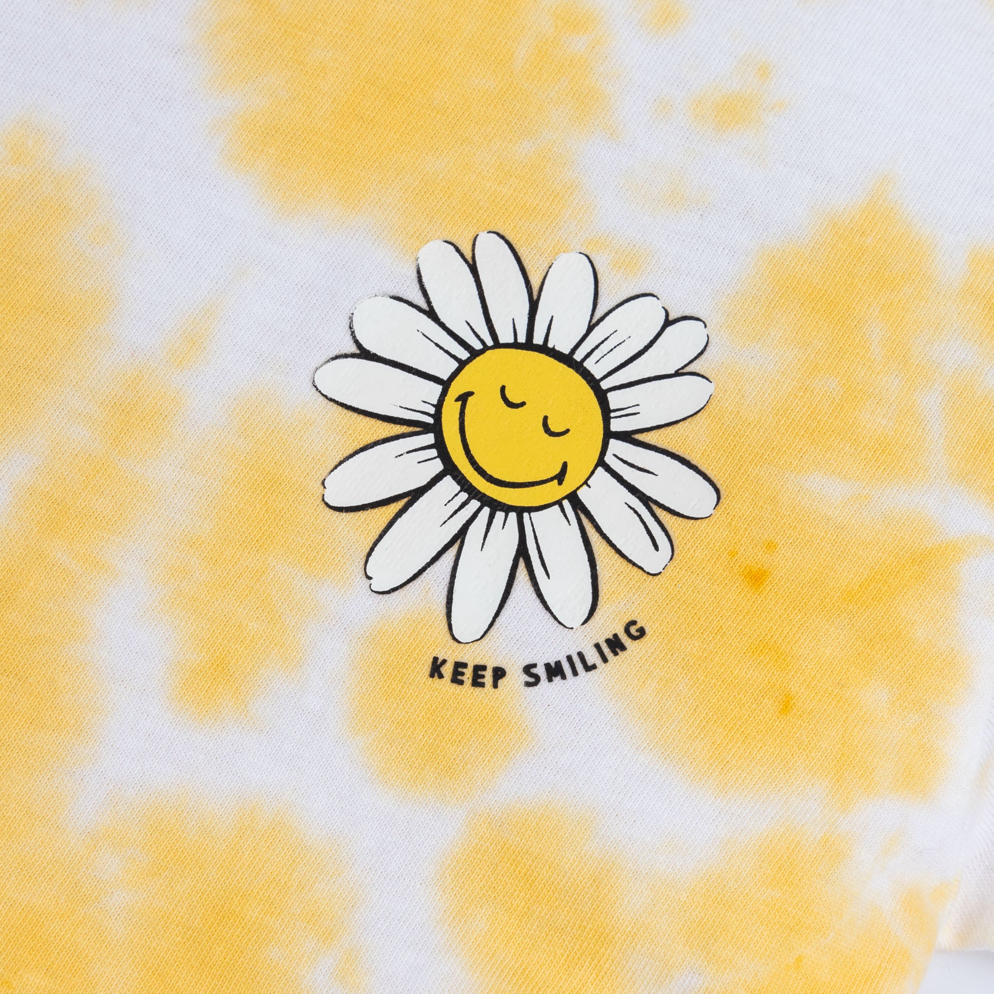 Yellow Tie Dye Graphic T-Shirt