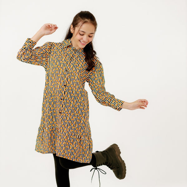 Floral Printed Button Down Shirt