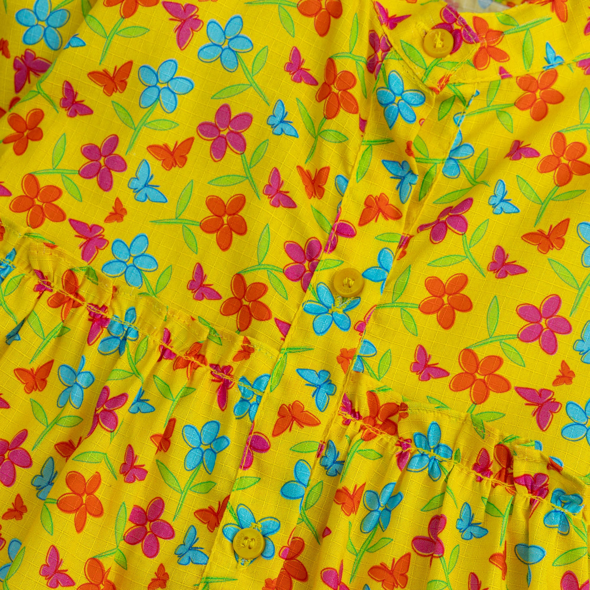 Yellow Floral Printed Co Ord Set