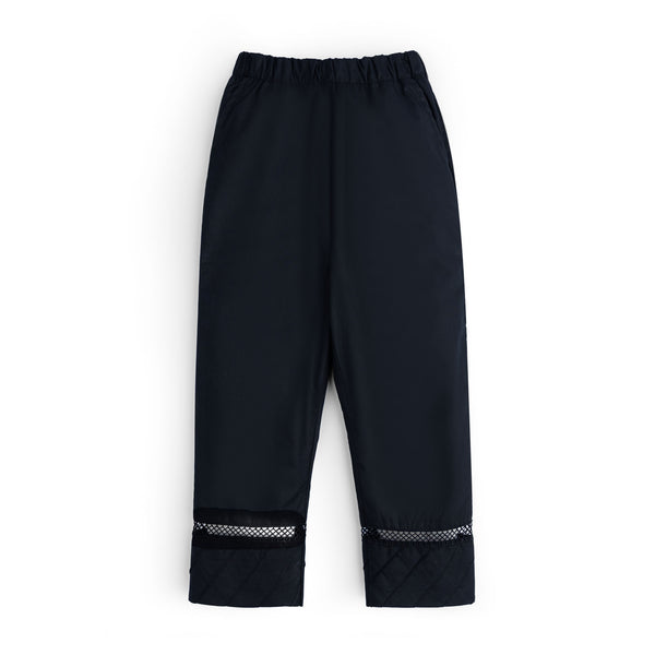 Black Cotton Trouser