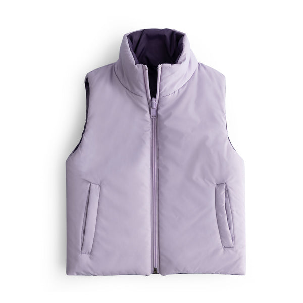 Purple Reversible Puffer Jacket
