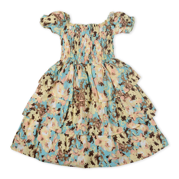 Printed Tiered Dress