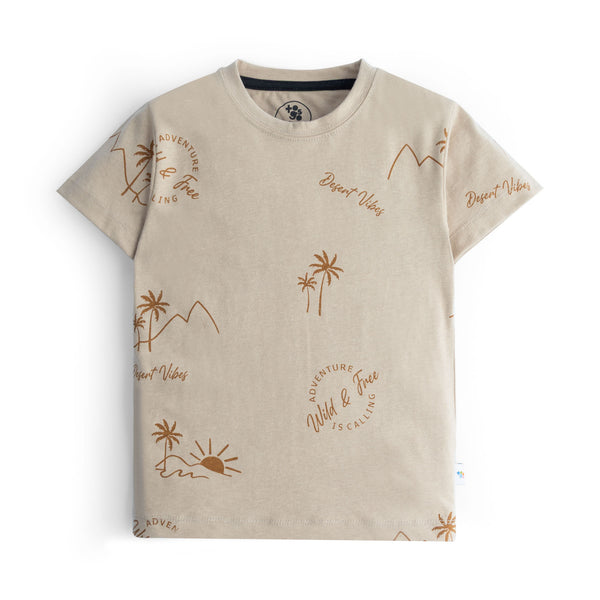 Desert Vibes Printed T-Shirt