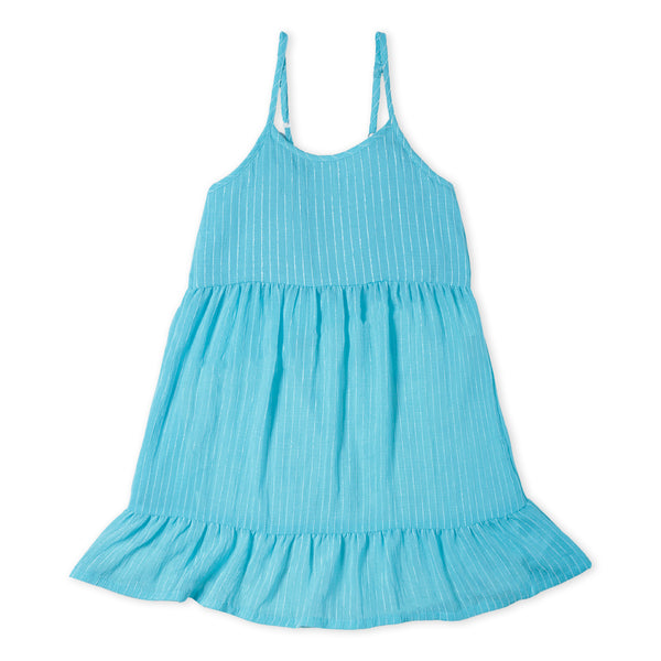 Tiered Dress With Fancy Back Neckline