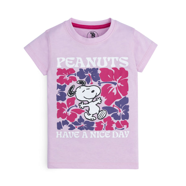 Pink Peanuts Graphic T-Shirt