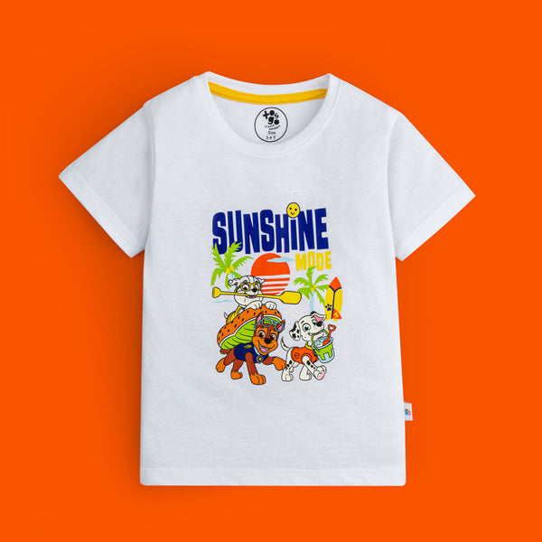 White Paw Petrol Graphic T-Shirt