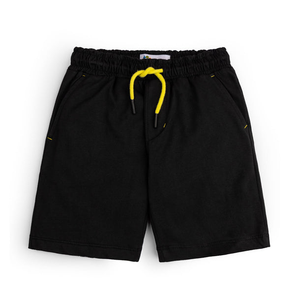 Basic Black Knit Shorts