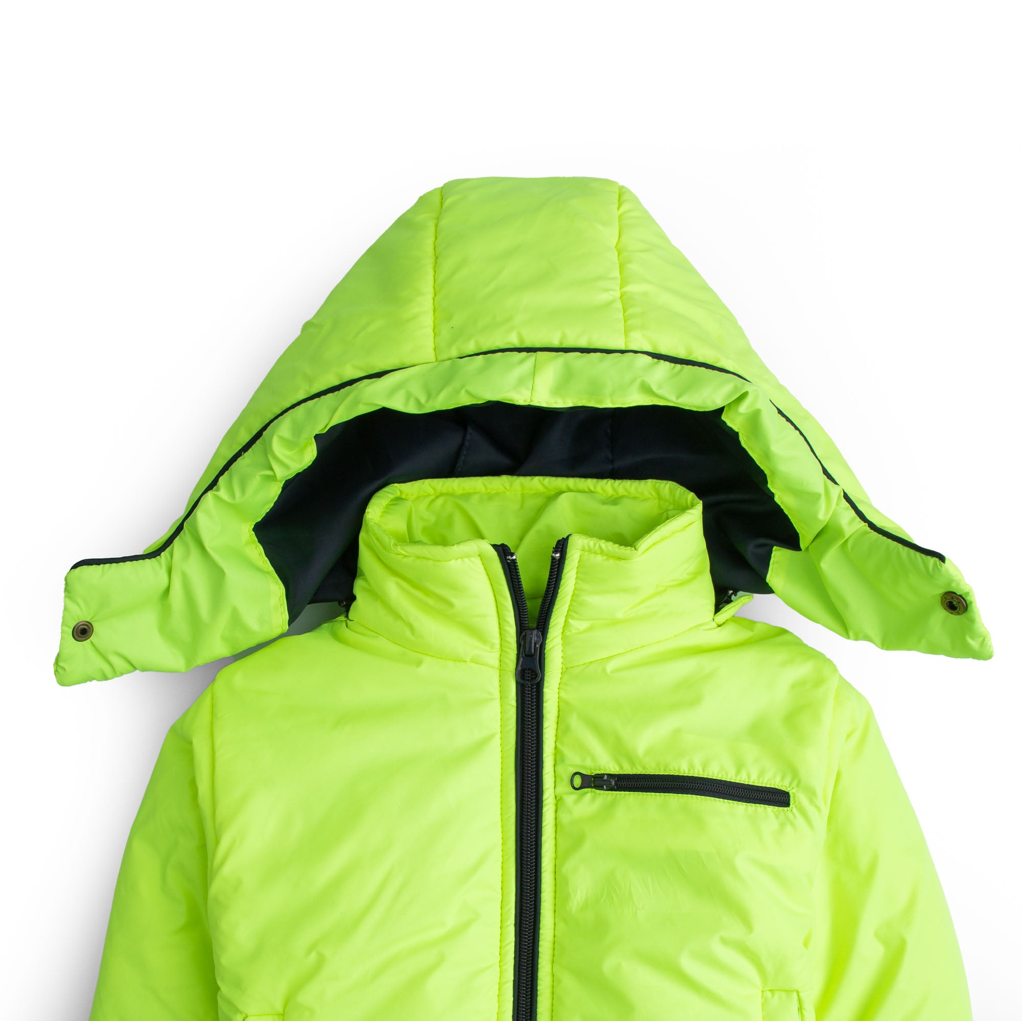 Neon Green Puffer Jacket