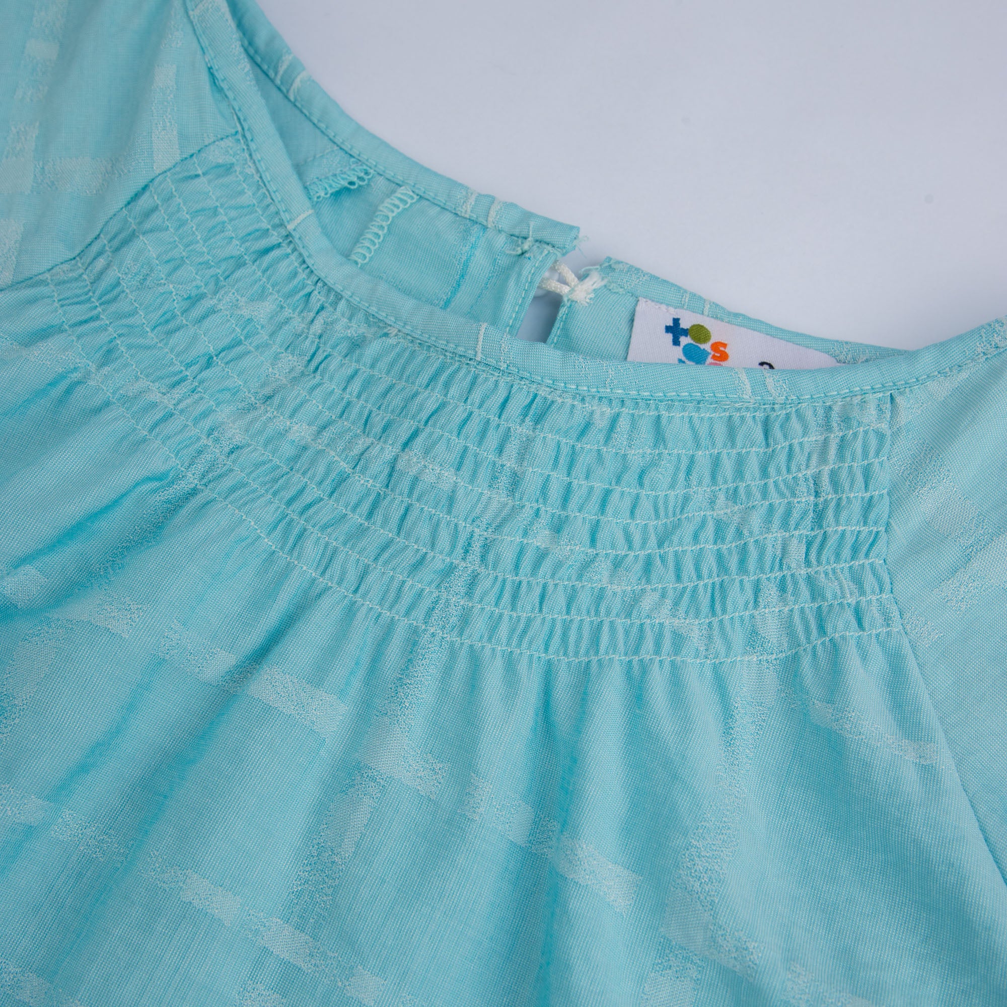 Cotton Crystal Sky Blue Top