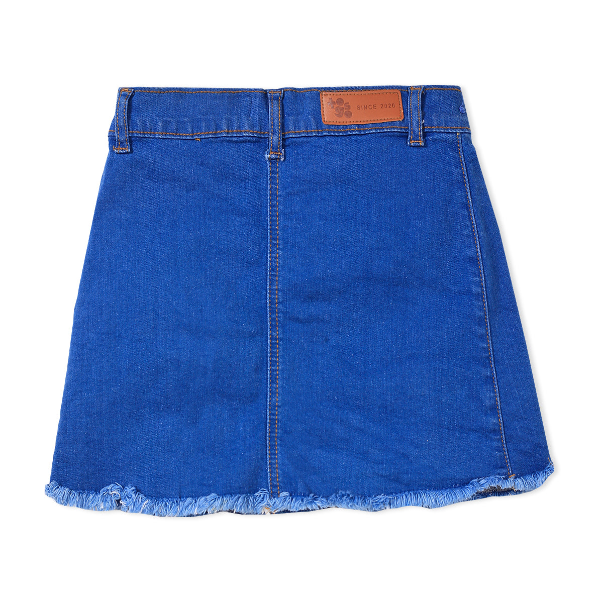 Mid Blue Denim Skirt