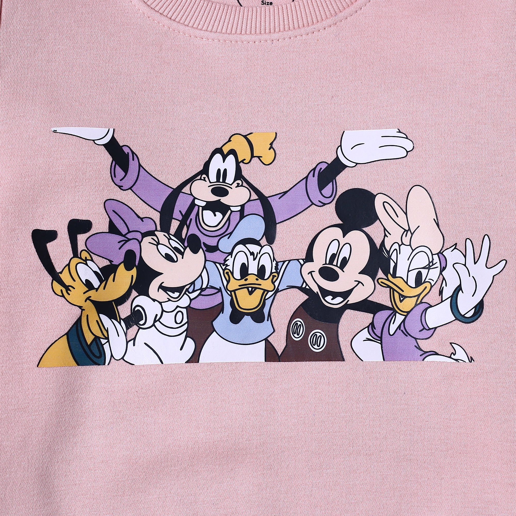 Pink Mickey and Family Sweatshirt