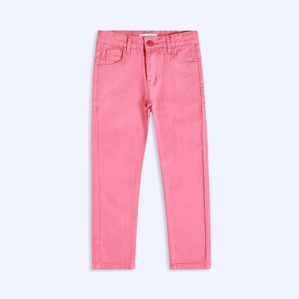 Rose Pink Twill Pants