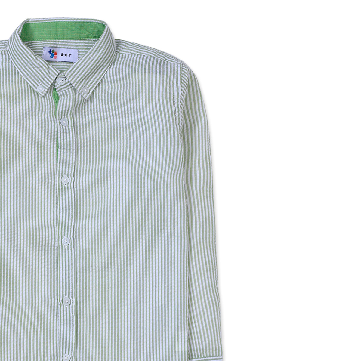 Green Cotton lined shirt