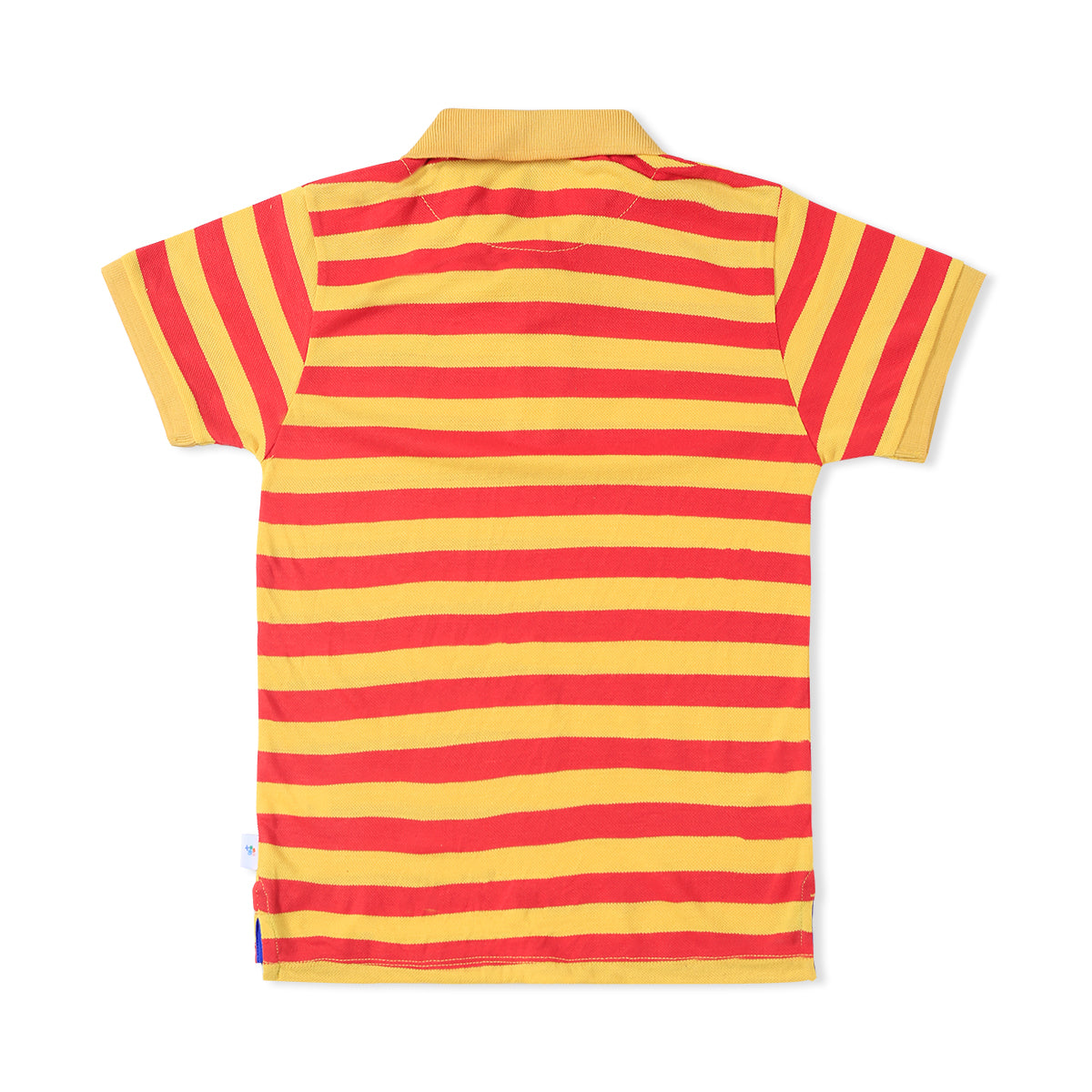 Red Stripped Yellow Polo