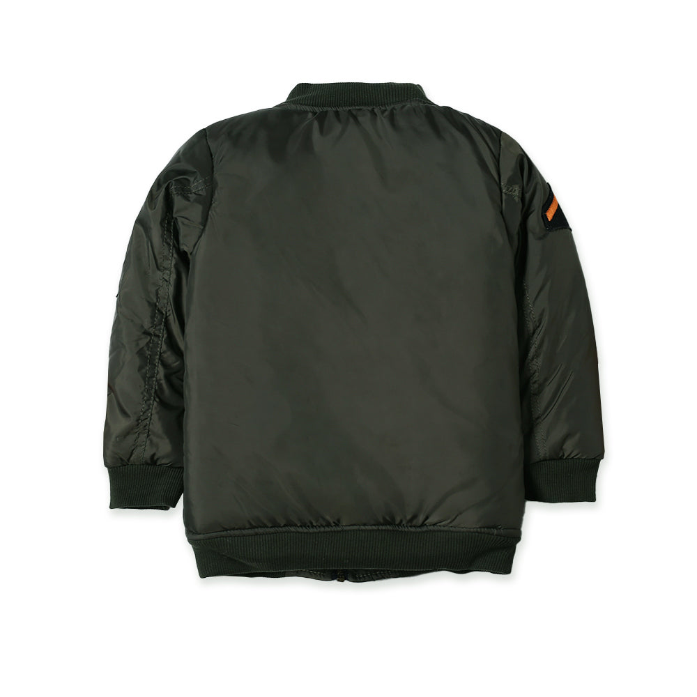 Olive Green Puffer Jacket